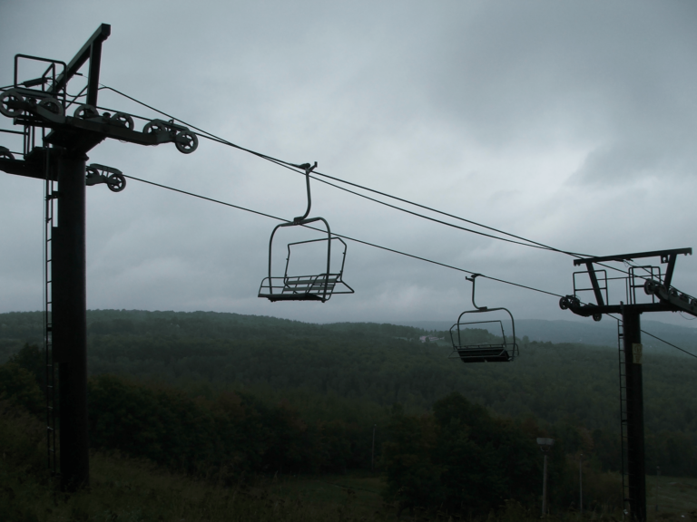 Spirit Mountain chair lift, 2020