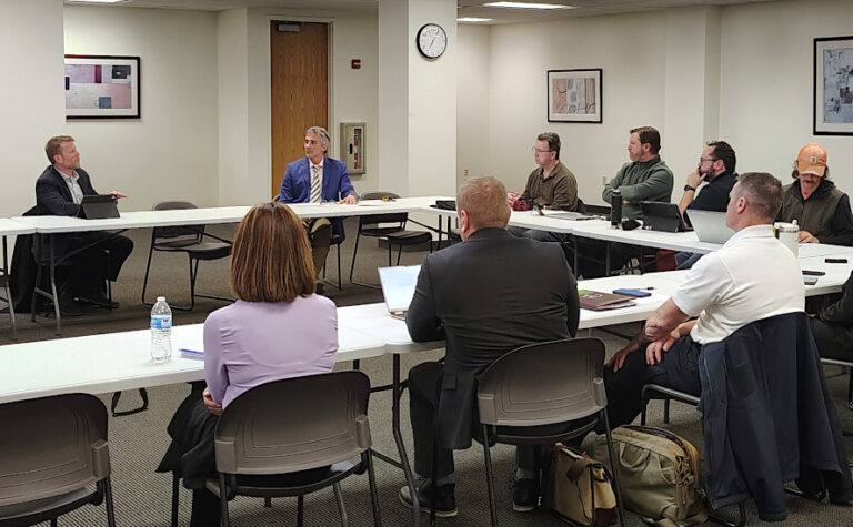 Mayor Paine addresses the Public Safety Committee, April 17, 2025.