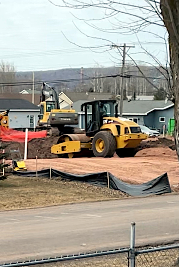 Ohio Avenue compactor, Feb. 2024. Credit: Cheryl Nelson