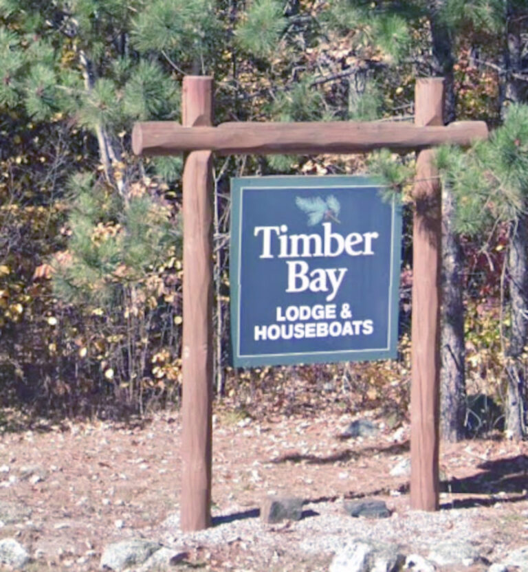 Timber Bay Sign. Image source: Google Streetview