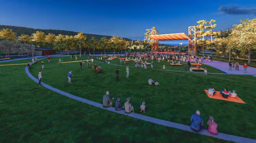 City Center Park conceptual drawing. Source: Damon Farber
