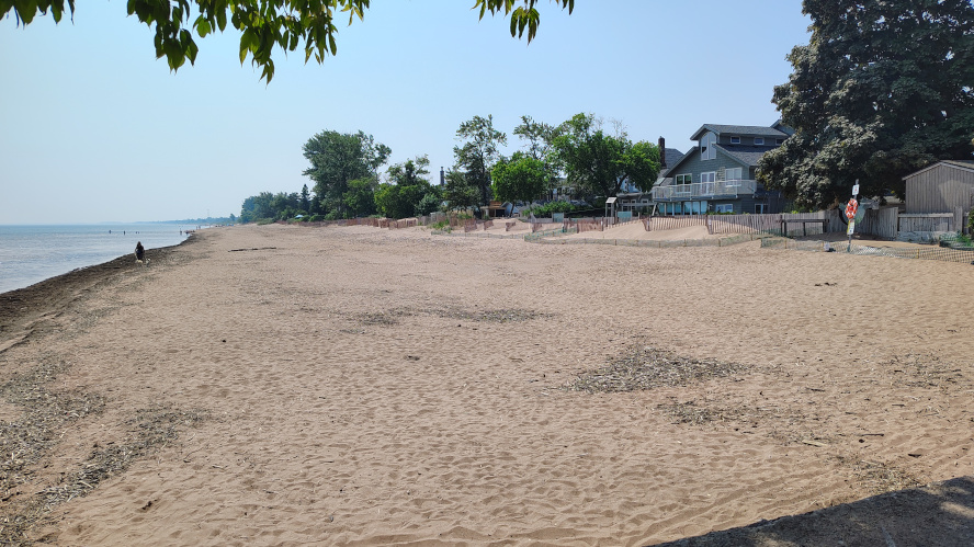 North end beach, July 13, 2025. Credit: John Ramos