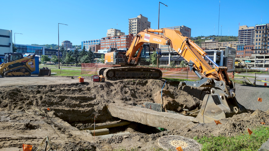 DECC heating system replacement project, Sept. 25, 2025. Credit: John Ramos