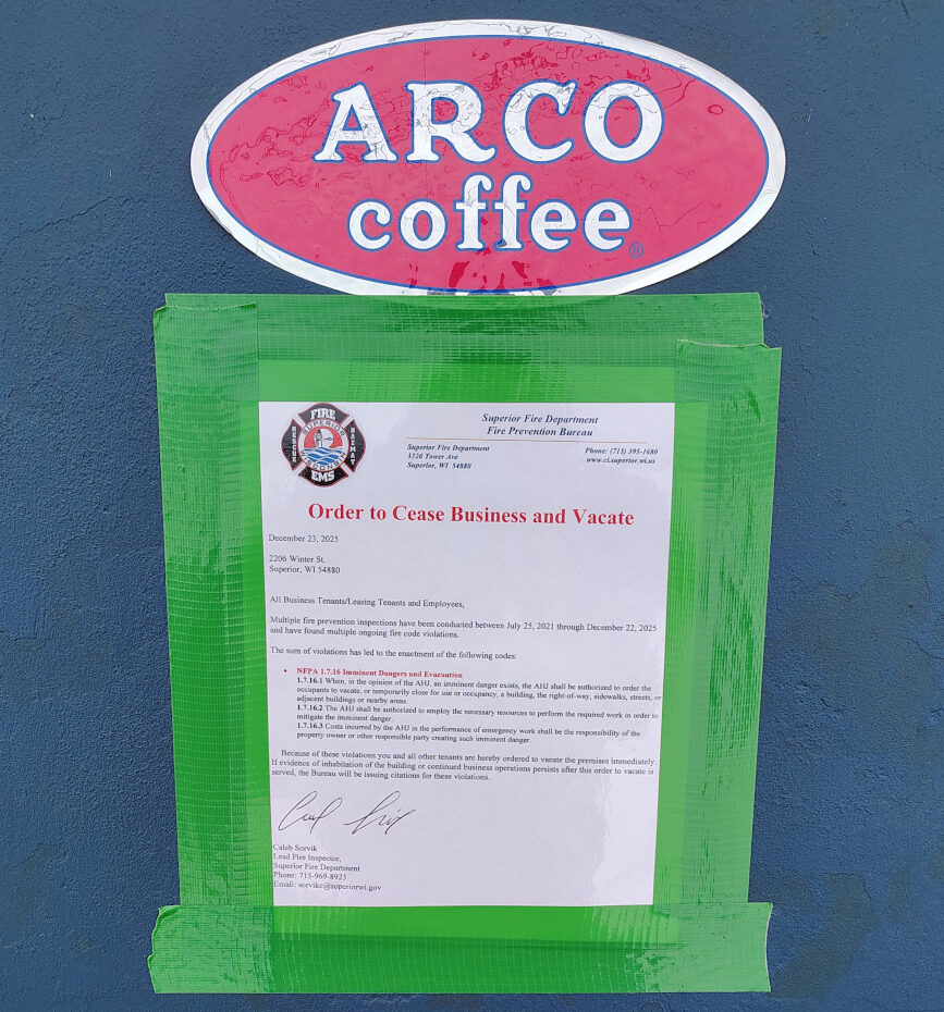 ARCO Placard, Jan. 4, 2026. Credit: John Ramos