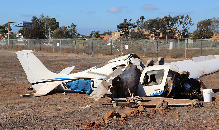 Andre Green crash site. Image source: National Transportation Safety Board