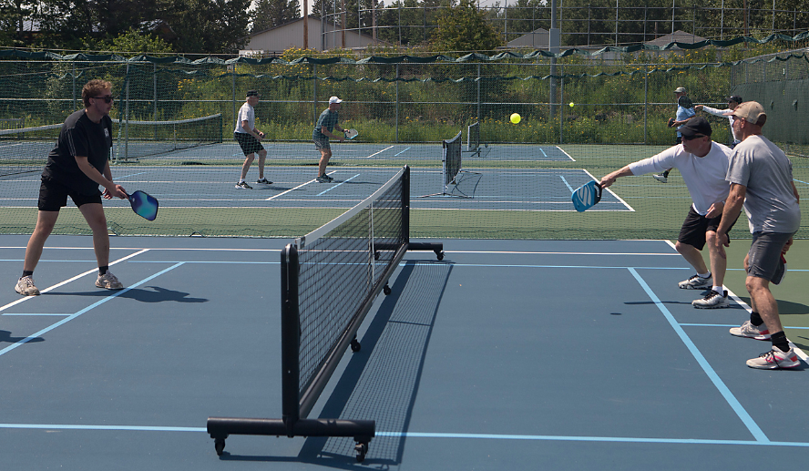 Grand Marais pickleball courts. Image courtesy Bob Pranis