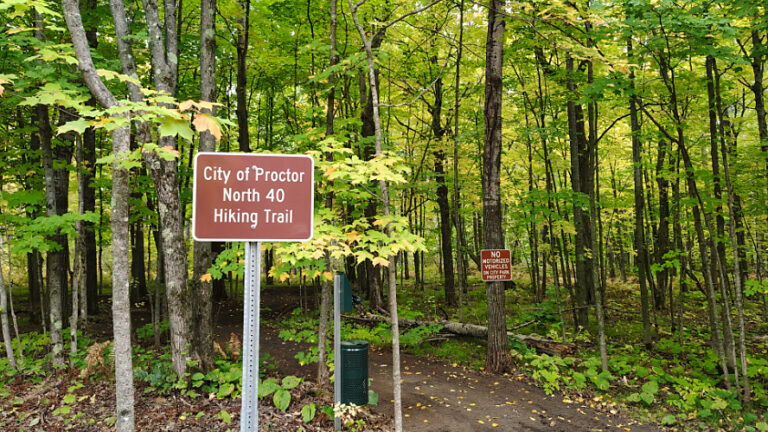 North 40 Trail Sign, 2026-09-27. Credit: John Ramos