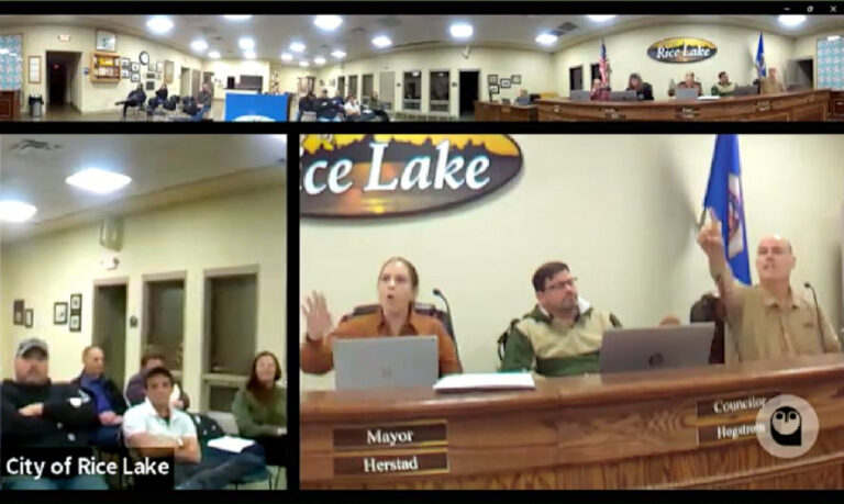 Irate Rice Lake councilor hurls accusations, another threatens to resign, and the Monitor is brought into it before the sheriff is called