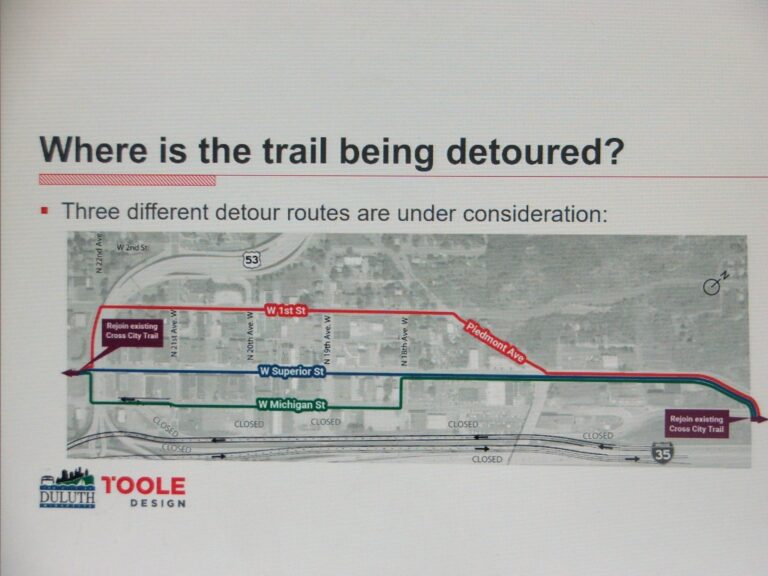 City mulls Cross City Trail detour