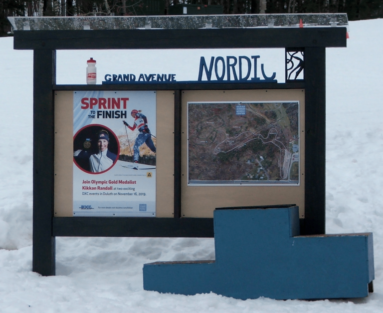 Nordic Center Sign