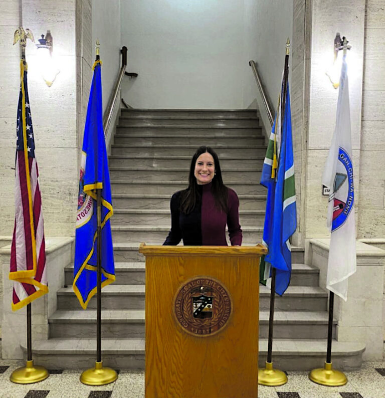 Amber Gurske on Inauguration Day. Source: Facebook