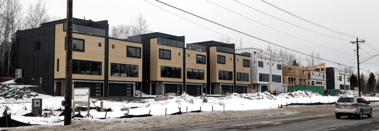 Additional floor added to London East townhomes without public process