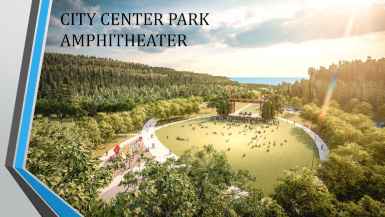 Behind the scenes, private group designs Silver Bay public park