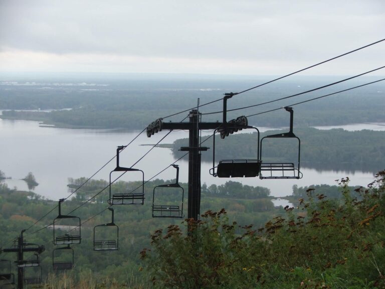 Spirit Mountain chair lift, 2020-09-12
