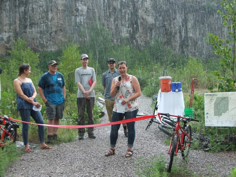 Thunderstorm dramatizes Quarry Park grand opening